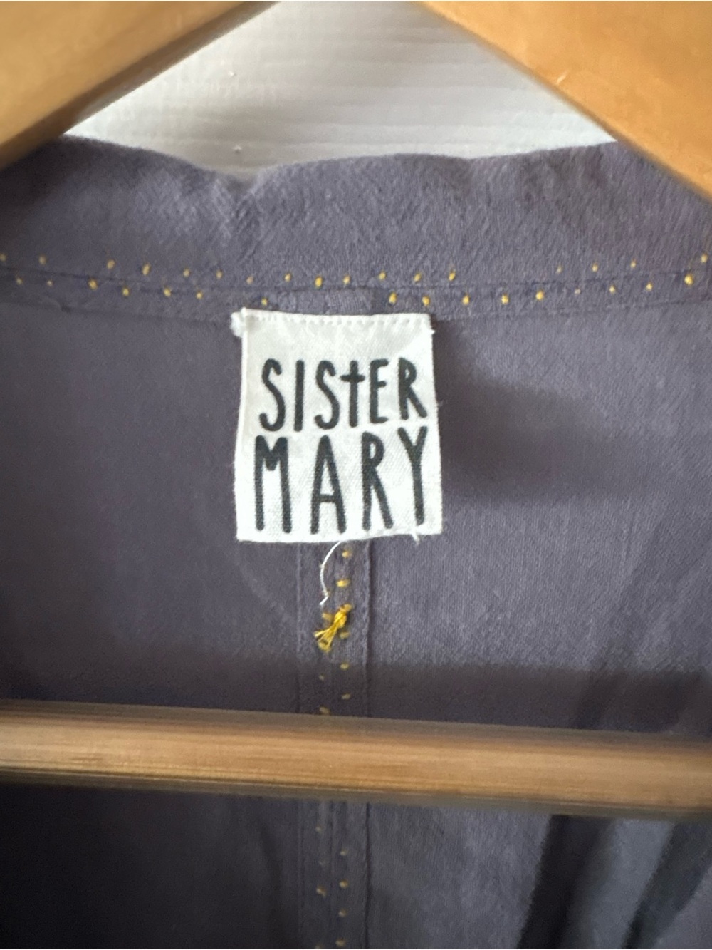 Sister Mary by Ivy Jane Embroidered Boho Tunic Blouse Gray Size M - Picture 2 of 7